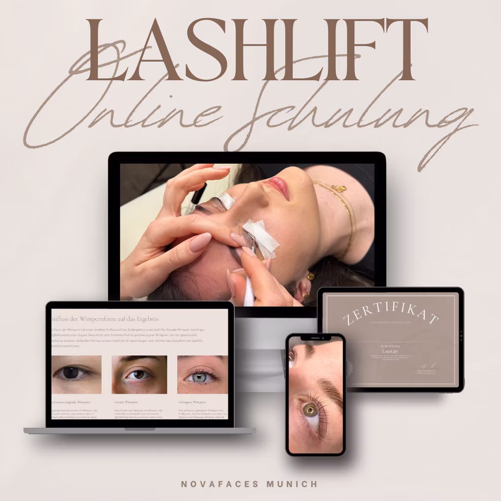Exklusive Lashlift Online-Schulung
